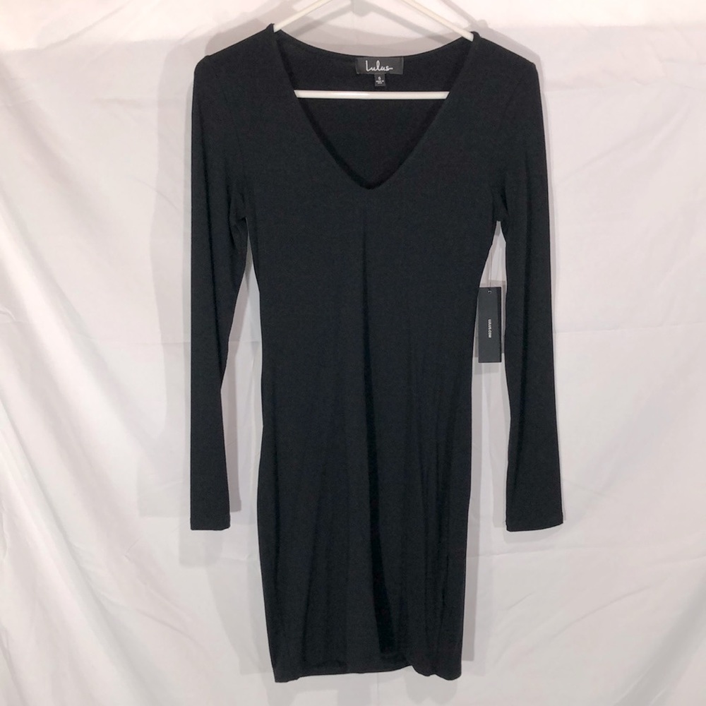 Lulu’s Black Long Sleeve Dress